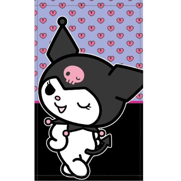 Hello Kitty Kuromi handduk 30x50 cm