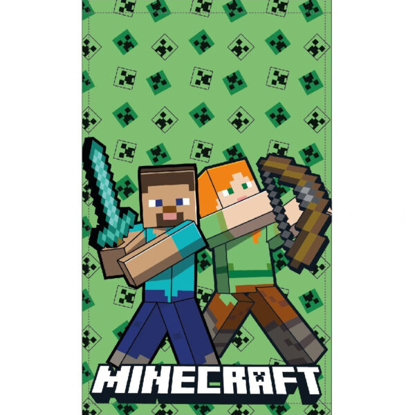 Minecraft Battle handduk, ansiktshandduk 30x50 cm