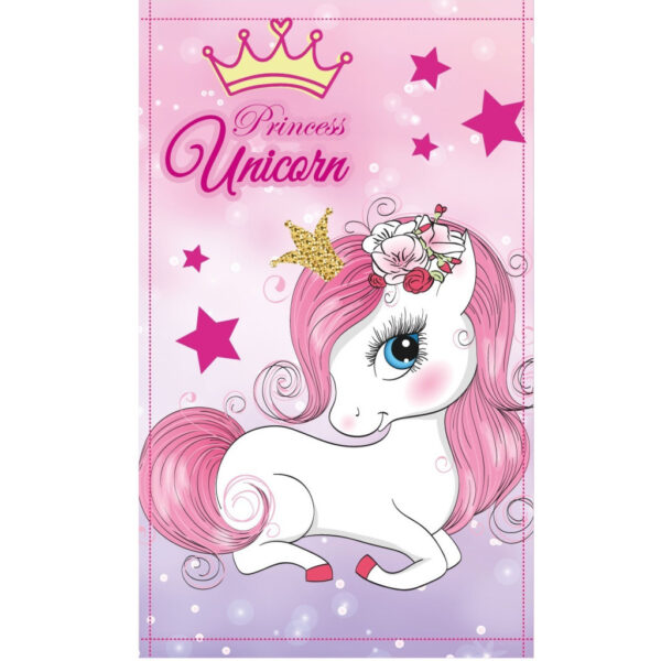 Handduk Enhörning Prinsessa 30x50 cm