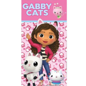 Gabbys Dockskåp Kitty World badhandduk, strandhandduk 70x140 cm