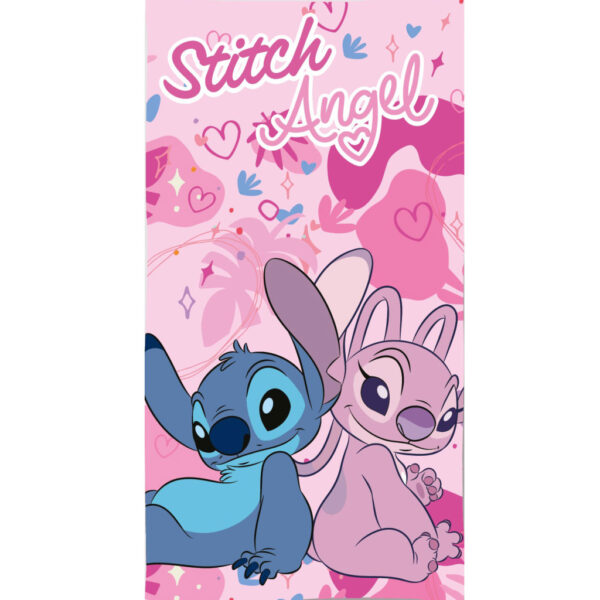 Disney Lilo and Stitch Love Duo badhandduk, strandhandduk 70x140 cm