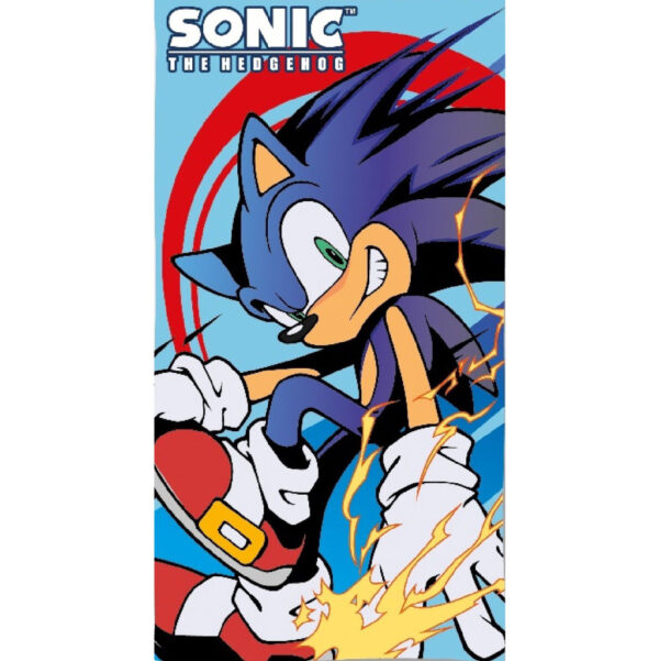 Sonic the Hedgehog handduk Electric Speed 70x140 cm