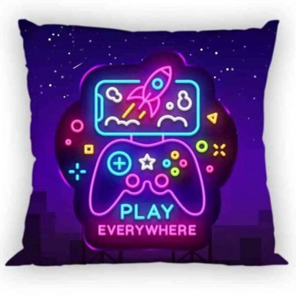 Gamer Neon örngott 40x40 cm