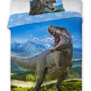 Dinosaurie T-Rex Bäddset 140x200 cm, 70x90 cm