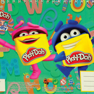 Play-Doh A/4 spiralblock, ritblock 40 ark