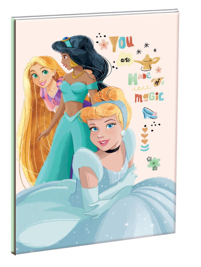 Disney Prinsessor anteckningsbok B/5 linjerad 40 blad