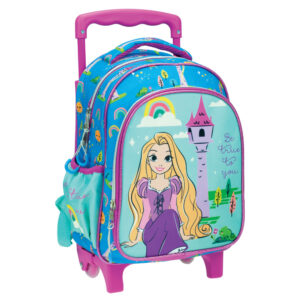 Disney Princess Rapunzel rullande barnryggsäck, 30 cm