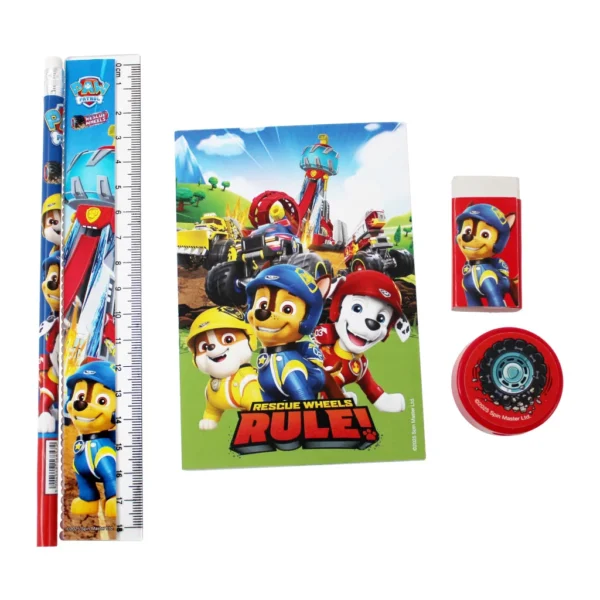 Paw Patrol Rescue Wheels skrivset, 5 delar - Bild 2