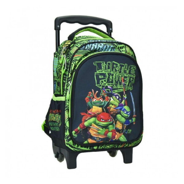 Teenage Mutant Ninja Turtles Power rullande ryggsäck för förskolan, 30 cm