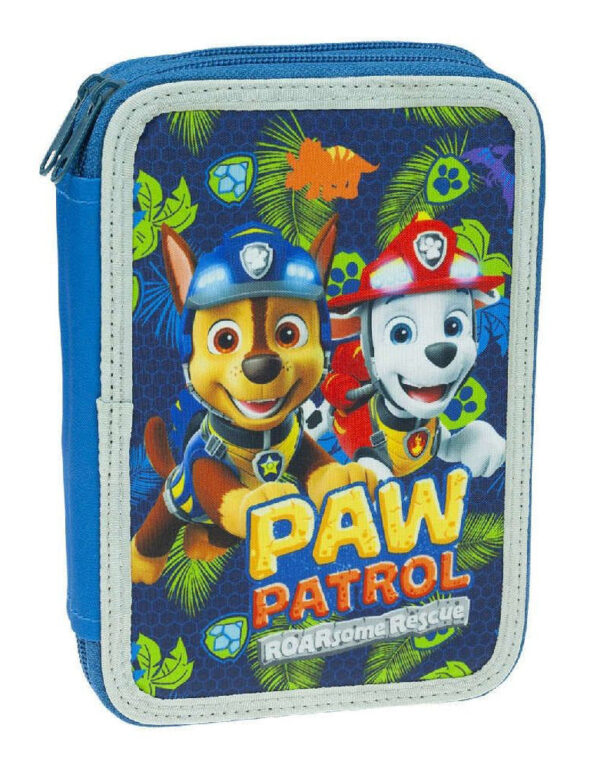 Paw Patrol Dino Rescue pennfodral med innehåll, 2 fack