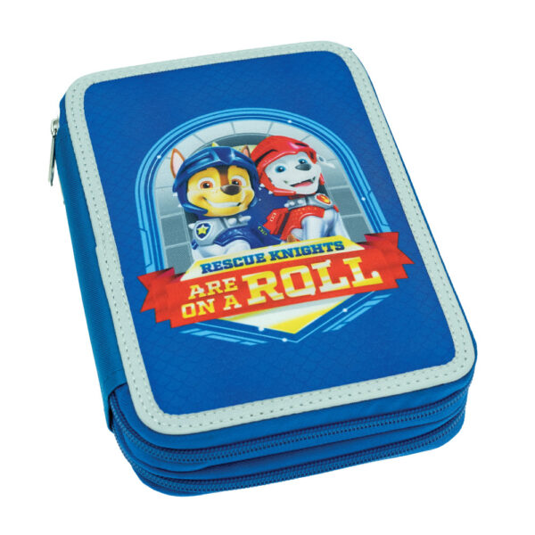 Paw Patrol Knights Fylld pennfodral med två våningar