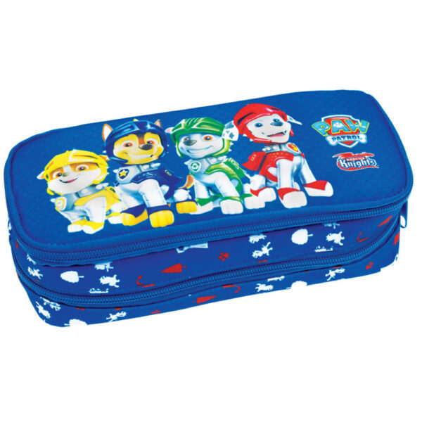 Paw Patrol Knights pennfodral med 2 fack 26 cm