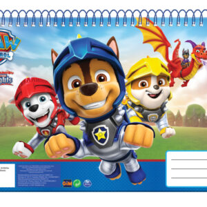 Paw Patrol Knights A/4 spiralblock, 30 blad