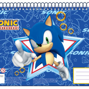Sonic the Hedgehog Rush Sonic the Hedgehog A4 spiralblock, 30 blad