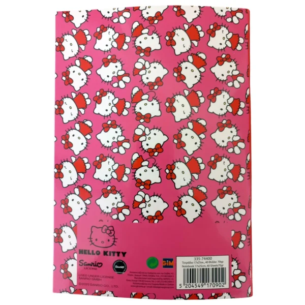 Hello Kitty anteckningsbok B/5 linjerad 40 blad - Bild 2
