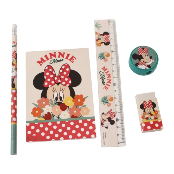 Disney Mimmi Pigg blommigt skrivset 5 delar - Bild 2