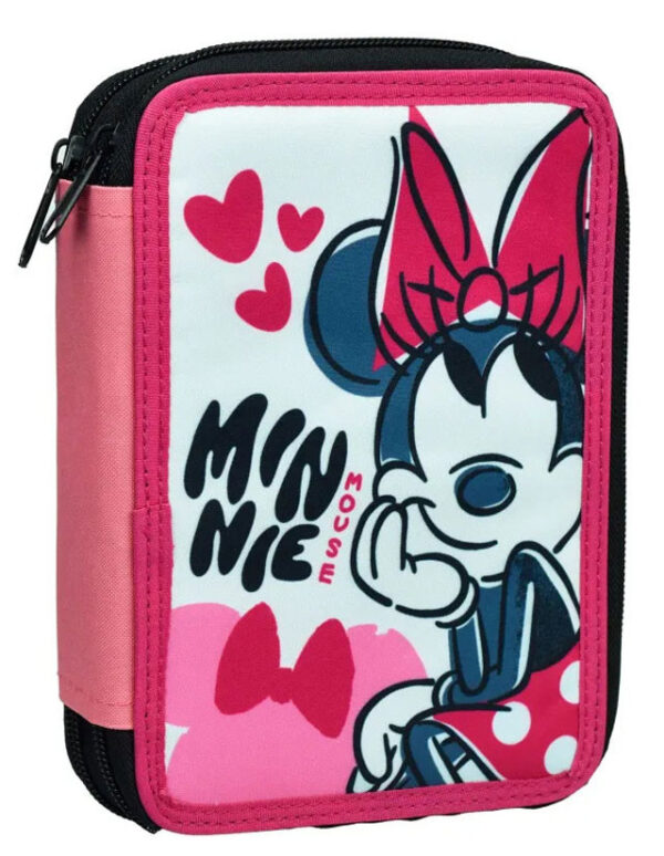 Disney Minnie Fyllt pennfodral med 2 lager