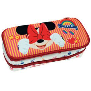 Disney Mimmi Pigg pennfodral med 2 fack 26 cm