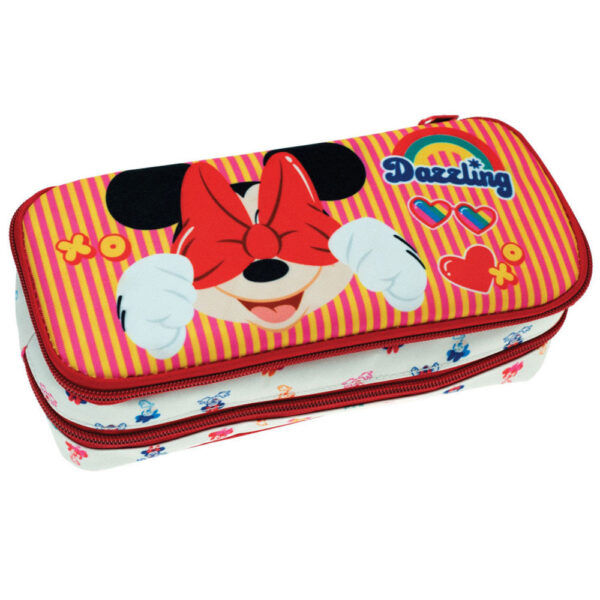 Disney Minnie Pennfodral med två fack 26 cm