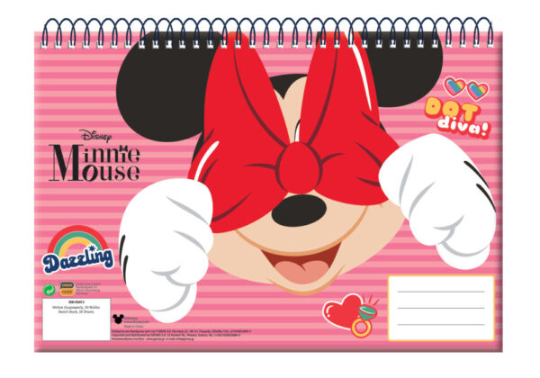 Disney Mimmi Pigg spiralblock A4, 30 sidor