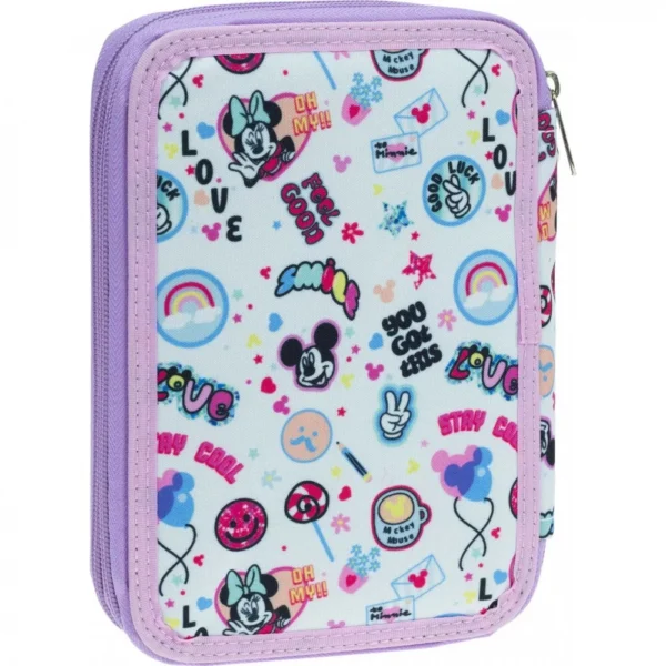 Disney Mimmi Pigg fyllt pennfodral, 2 fack - Bild 2