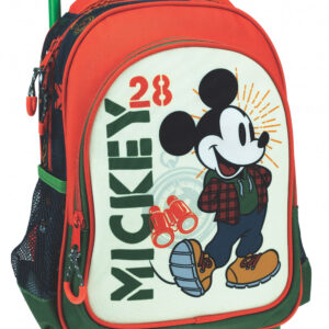 Disney Mickey Hike rullande ryggsäck för förskolan, 30 cm