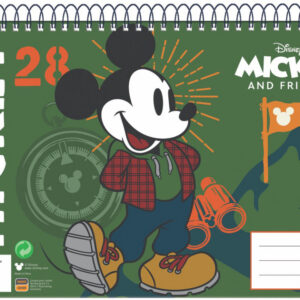 Disney Mickey A4 Spiralblock med 30 blad