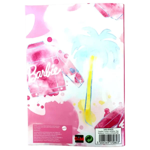 Barbie linjerad anteckningsbok B/5, 40 blad - Bild 2