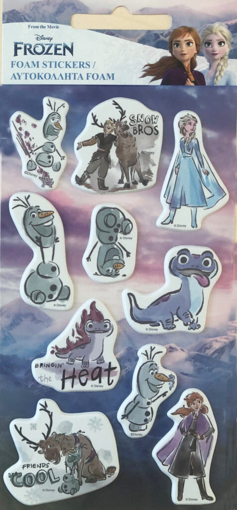 Disney Frozen Glamor puffiga skumklistermärken
