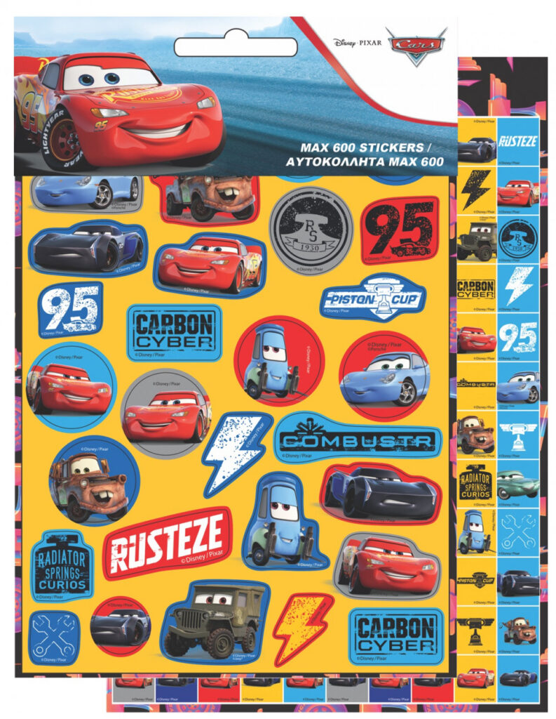 Disney Cars äventyr klistermärkesset med 600 bitar