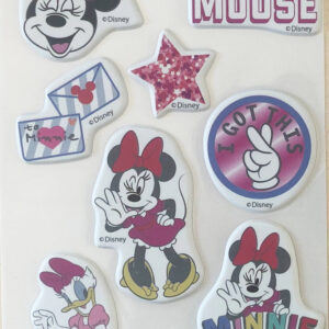 Disney Mimmi Pigg Smiles upphöjda skumklistermärken