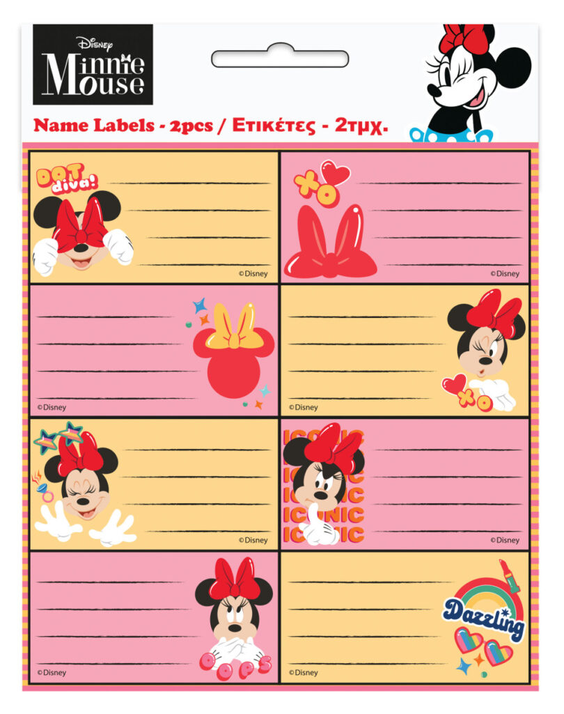 Disney Mimmi Pigg anteckningsetiketter 16-pack