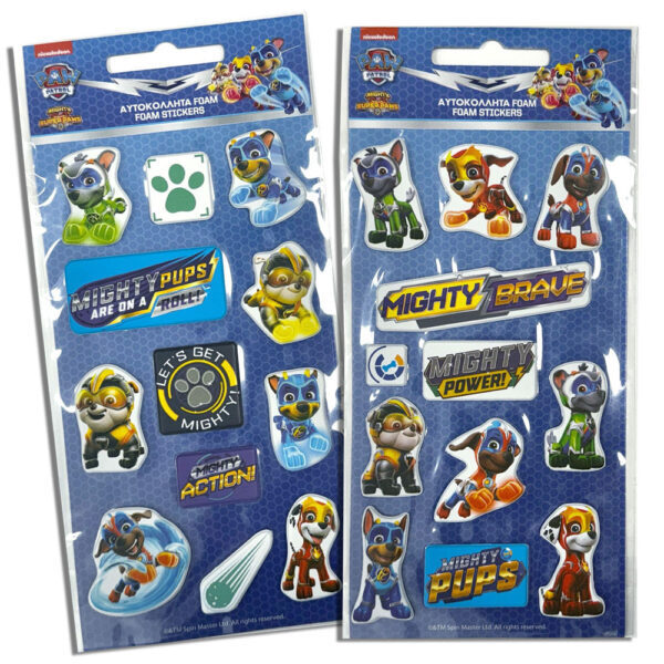Paw Patrol Knights mjuka 3D klistermärken