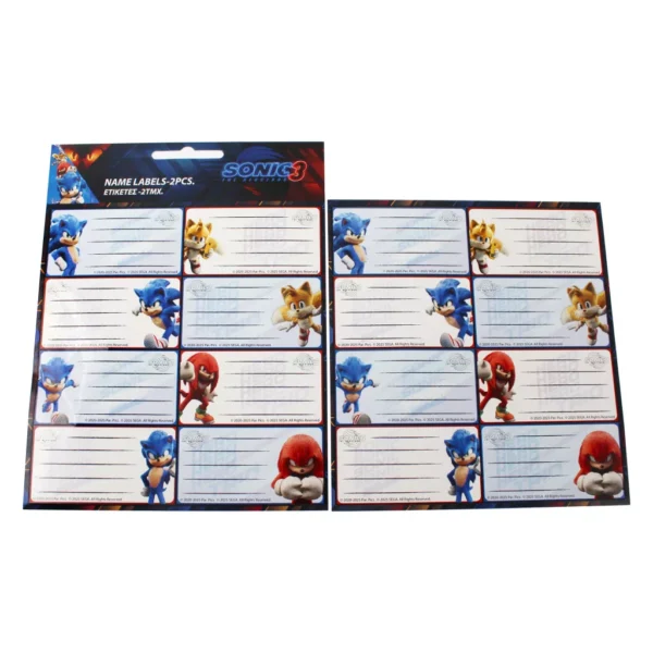 Sonic the Hedgehog Hype Man 16-delat anteckningsetikettset - Bild 2
