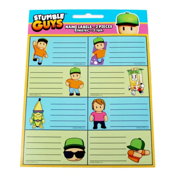 Stumble Guys Race 16-pack anteckningsetiketter - Bild 3