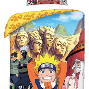 Naruto Konoha påslakan 140x200 cm, örngott 70x90 cm