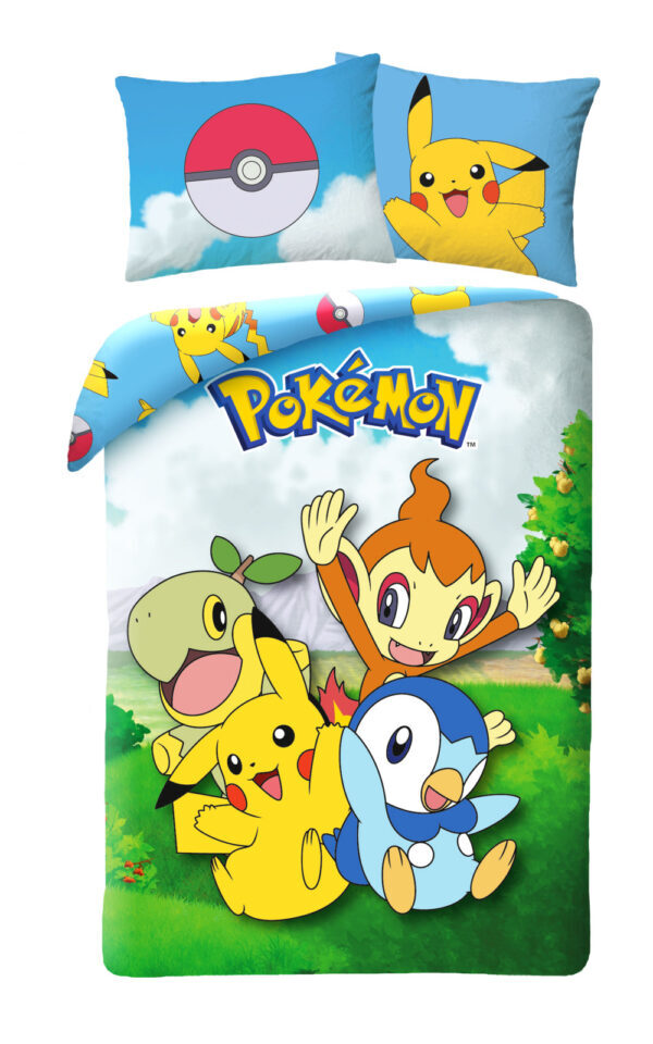Pokémon Little Ones påslakanset / bäddset, 140x200 cm, 70x90 cm, bomull