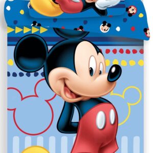 Disney Mickey påslakanset 140x200 cm, 70x90 cm