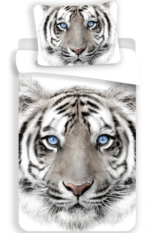 Tiger påslakanset / bäddset 140x200 cm, 70x90 cm