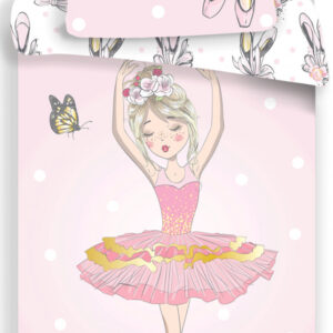 Ballet Ballerina påslakan set 140x200 cm, 70x90 cm