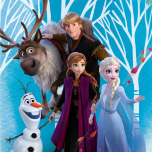 Disney Frozen badhandduk, strandhandduk 70x140 cm