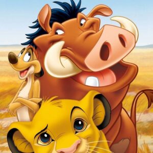 Disney The Lion King Pride Lands Trio badhandduk, strandhandduk 70x140 cm