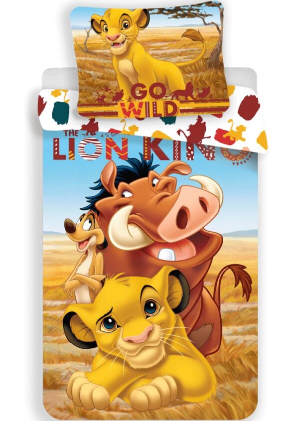 Disney Lejonkungen Pride Lands Trio påslakanset / bäddset 100x135 cm, 40x60 cm
