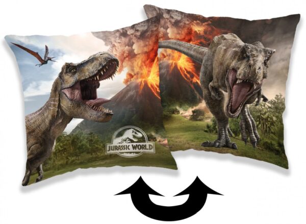 Jurassic World Volcano kudde, dekorativ 40x40 cm