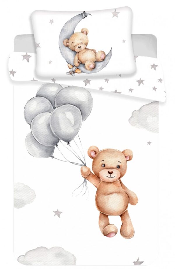 Bear Teddy Barnbäddset 100x135 cm, 40x60 cm