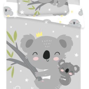 Koala Påslakanset Spjälsäng 100 x 135 cm – 100 % Bomull