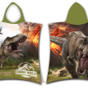 Jurassic World Volcano strandhandduk poncho 50x115 cm