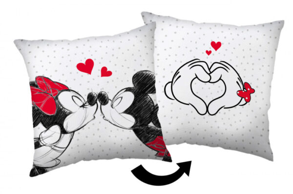 Disney Mimmi Pigg och Musse Pigg Love dekorativ kudde 40 x 40 cm