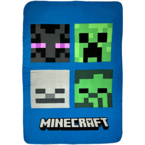 Minecraft Bad Mobs supermjuk fleecefilt 100x150 cm
