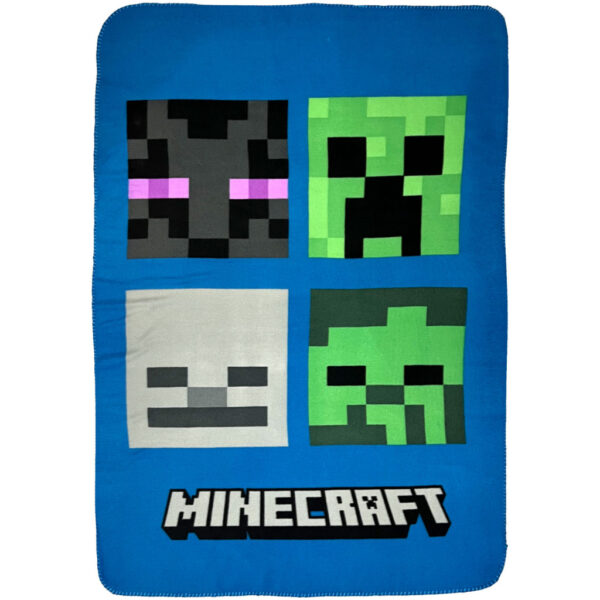 Minecraft Bad Mobs supermjuk fleecefilt 100x150 cm